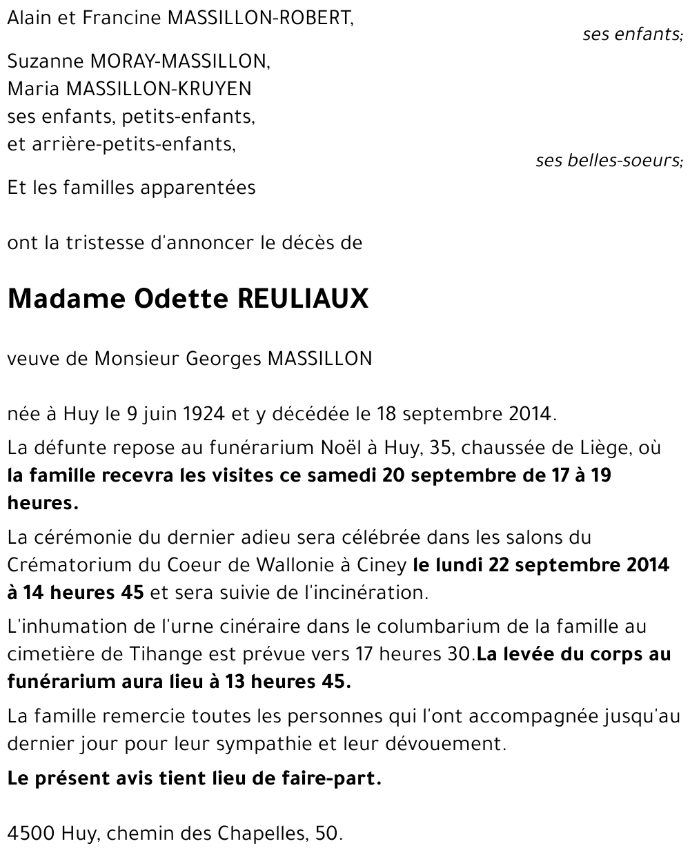 Odette REULIAUX