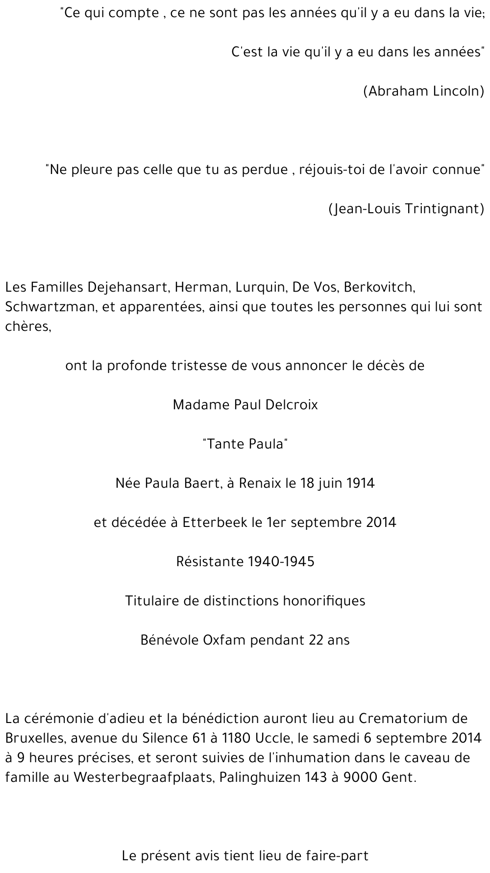 Paula DELCROIX - BAERT