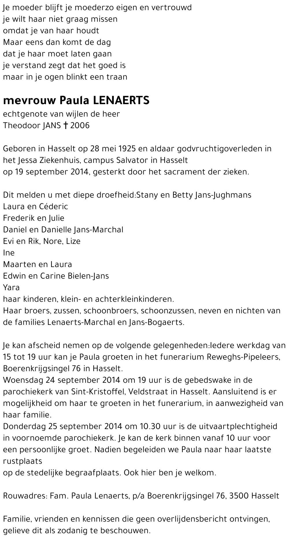 Paula Lenaerts