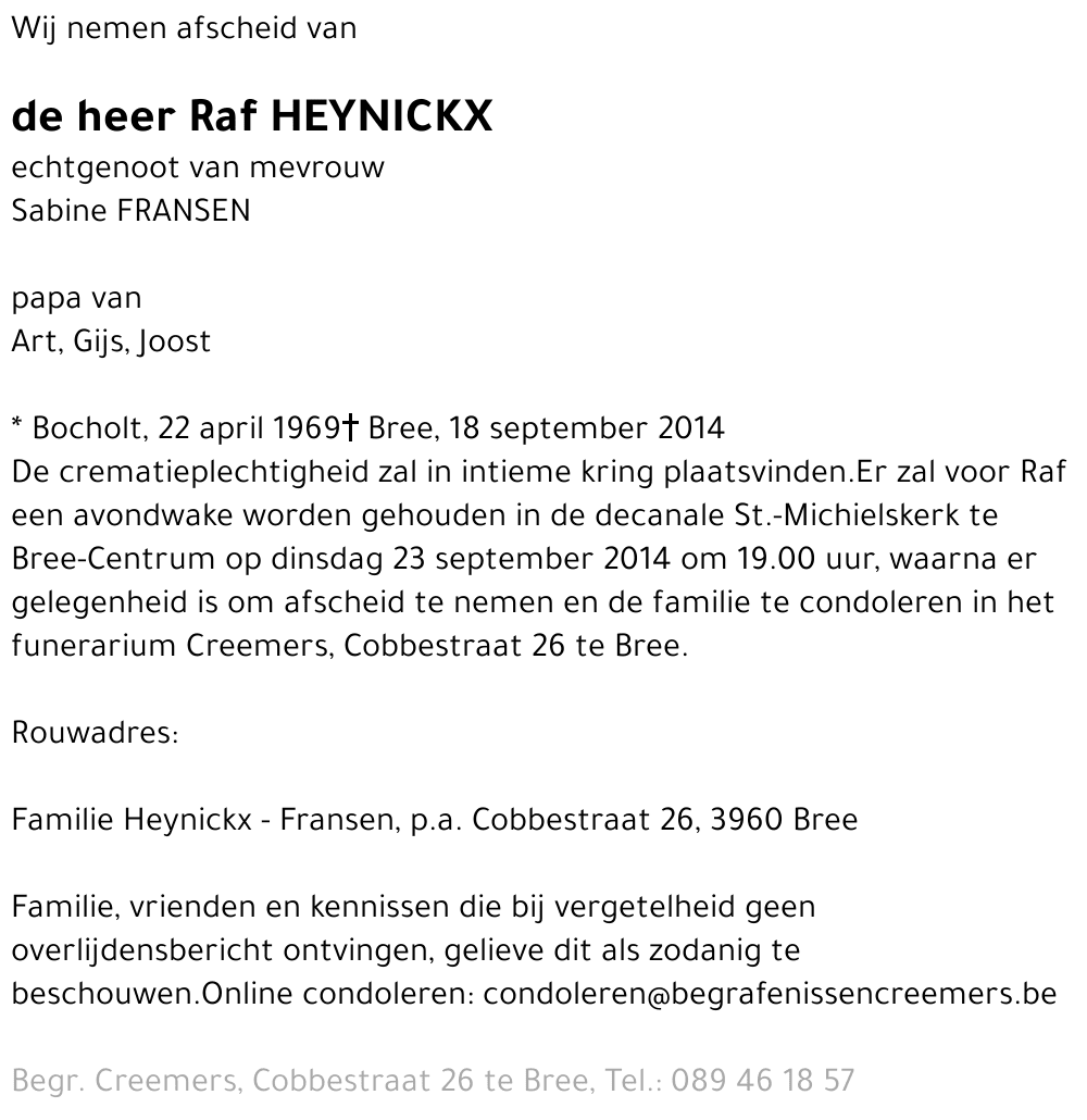 Raf Heynickx