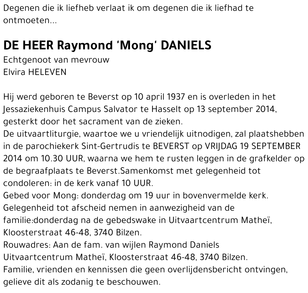 Raymond Daniels