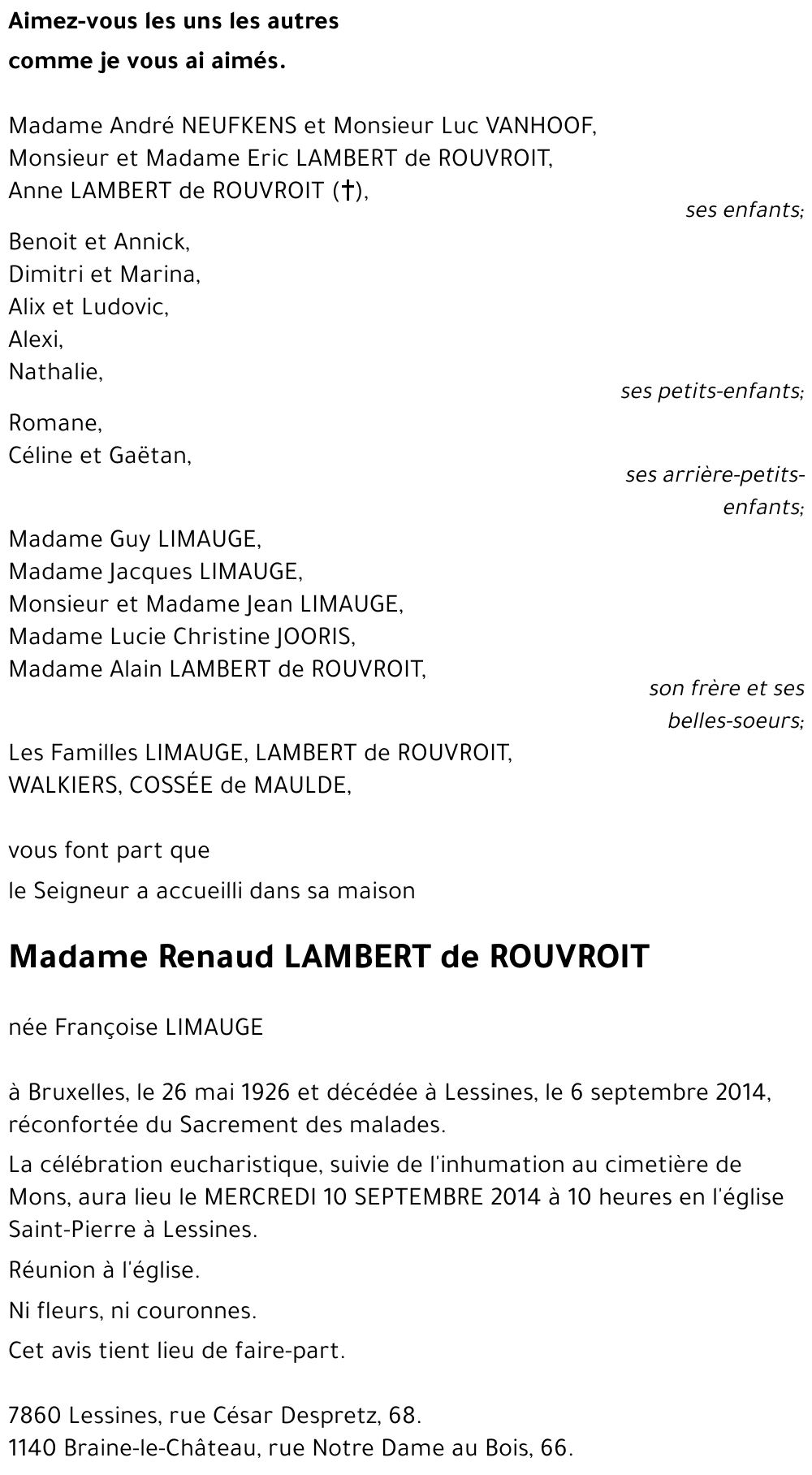 Renaud LAMBERT de ROUVROIT