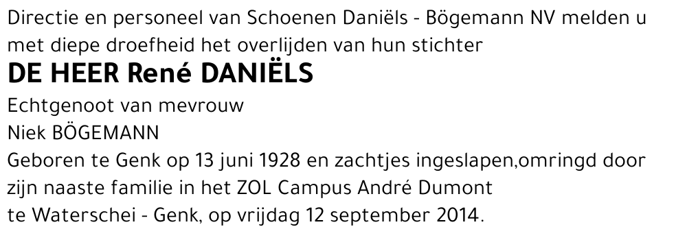 René DANIËLS