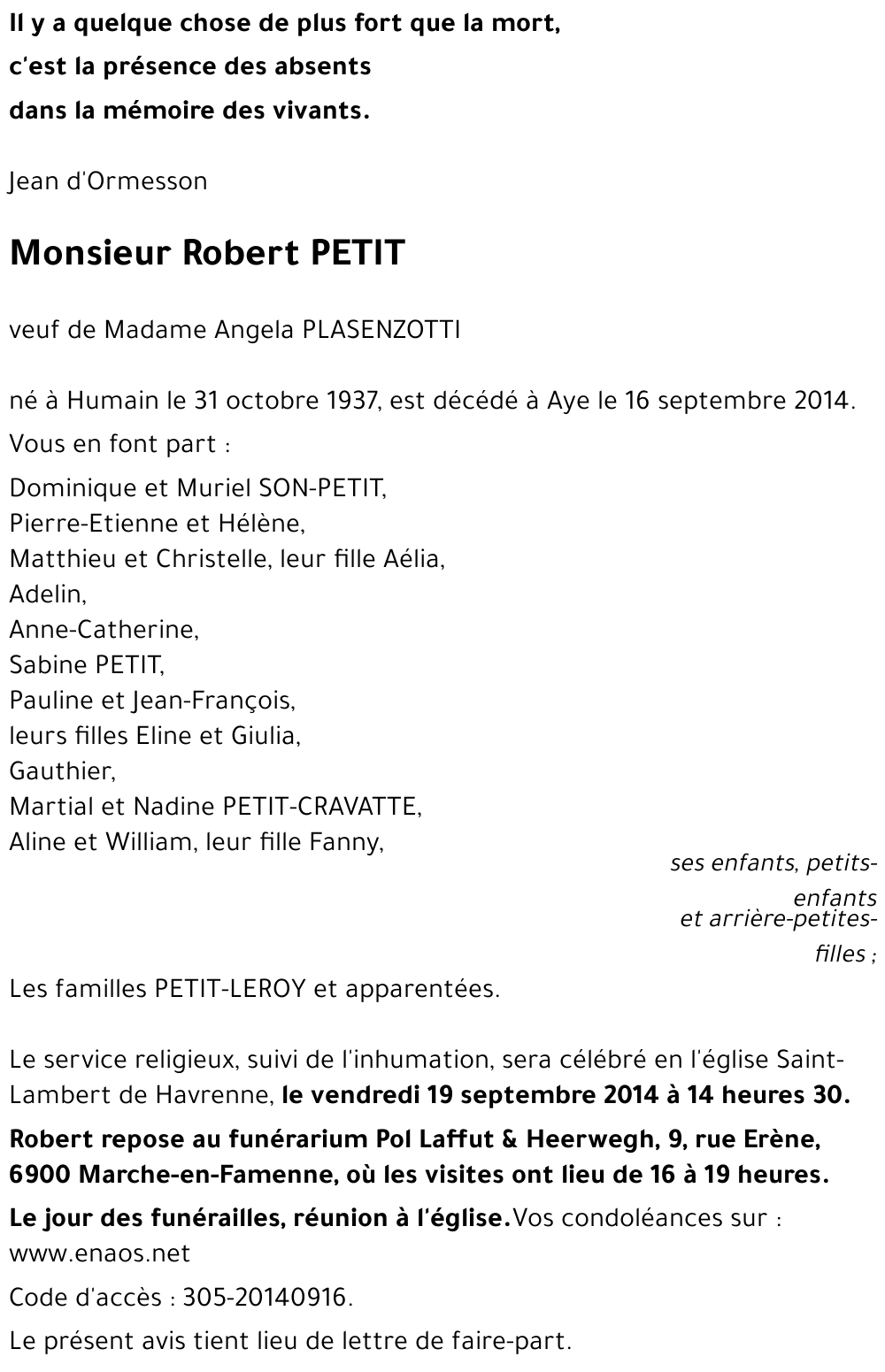 Robert PETIT