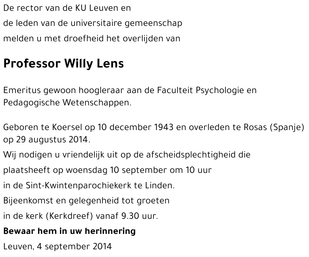 Willy Lens