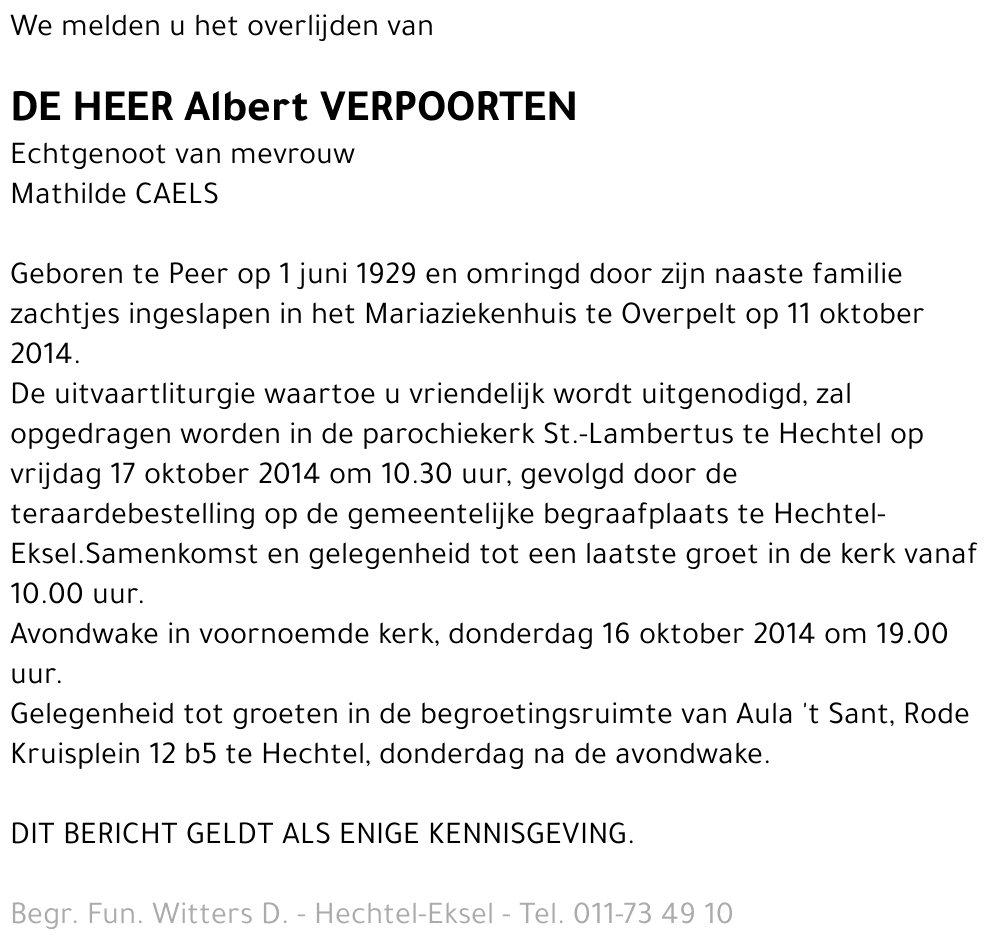 Albert Verpoorten
