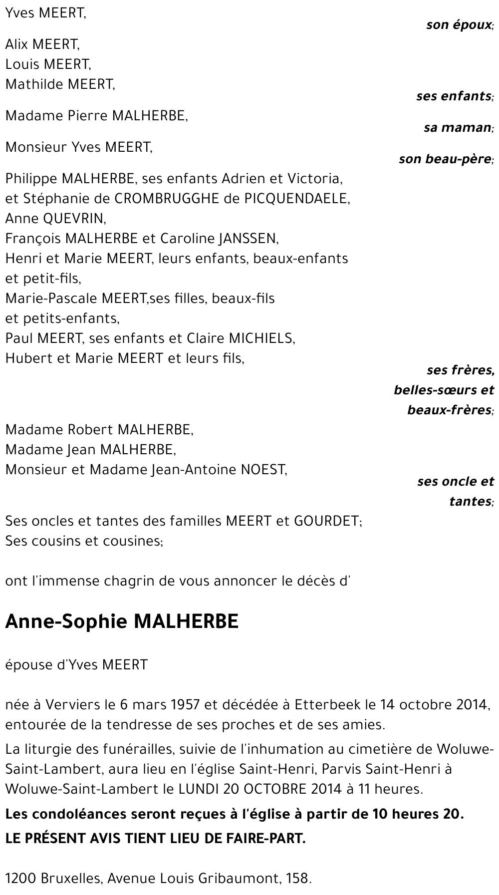 Anne-Sophie MALHERBE