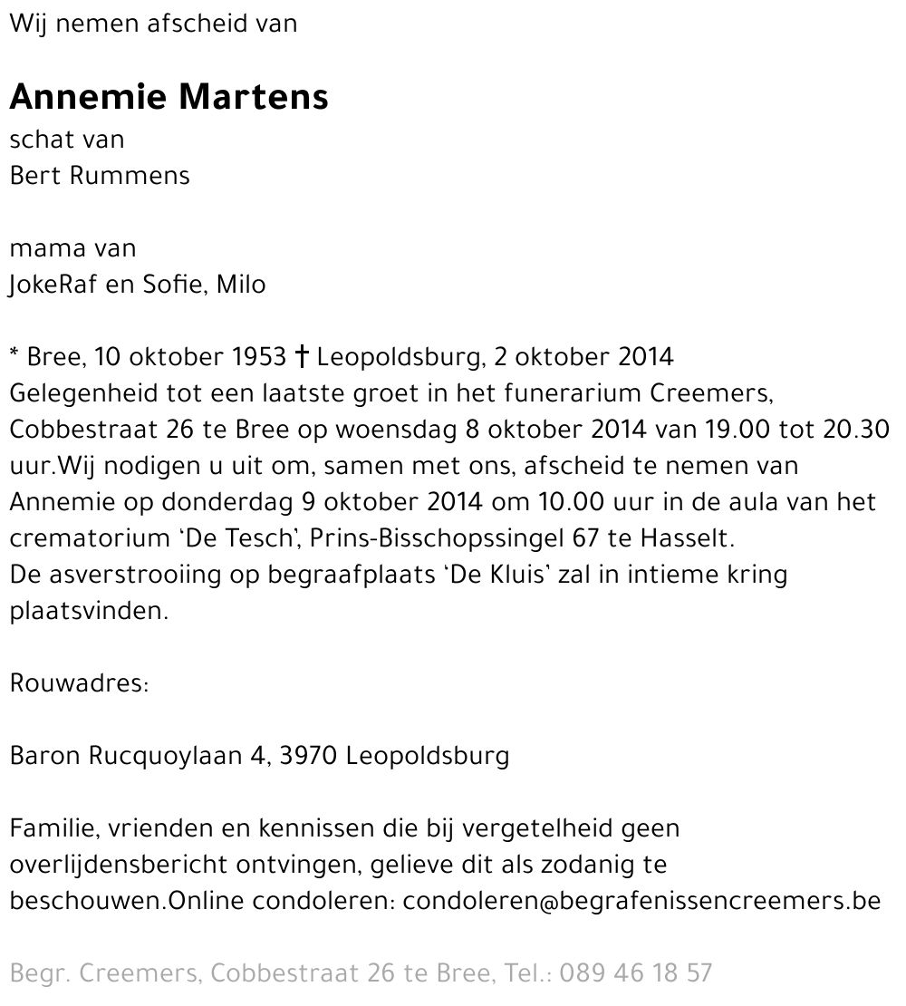 Annemie Martens