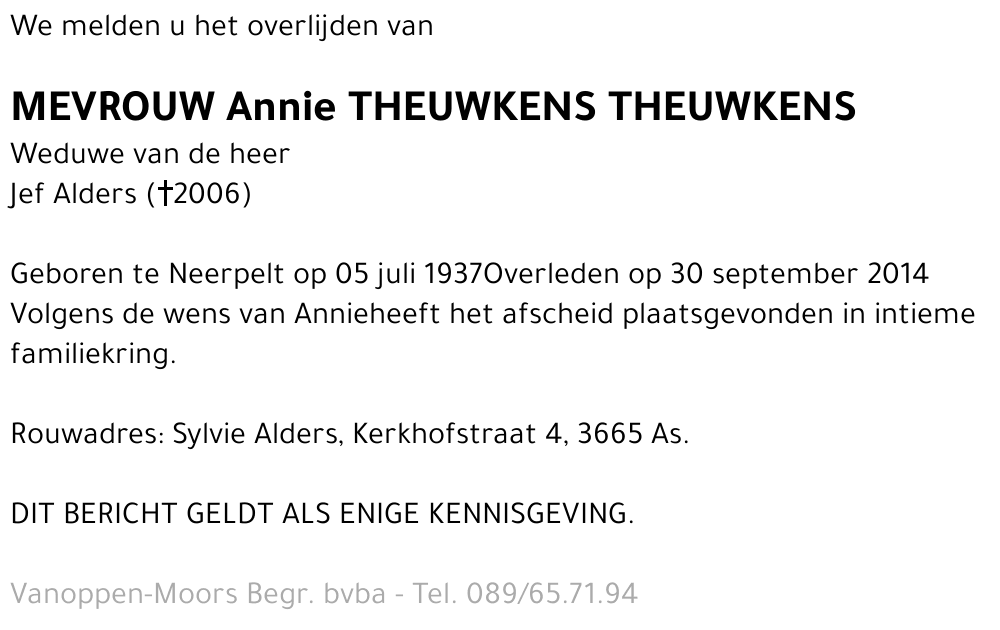 Annie Theuwkens