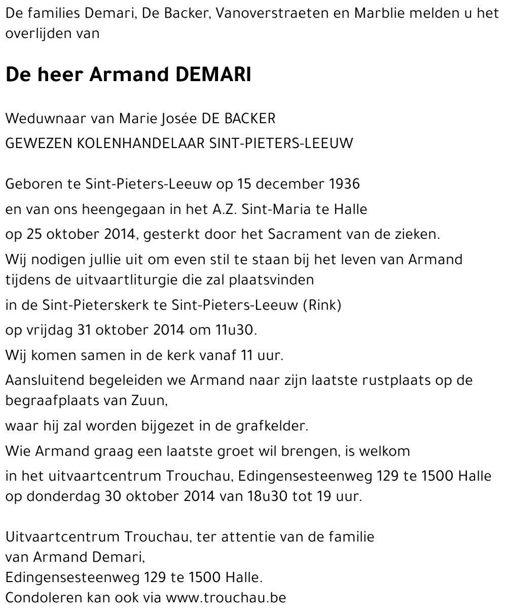 Armand DEMARI