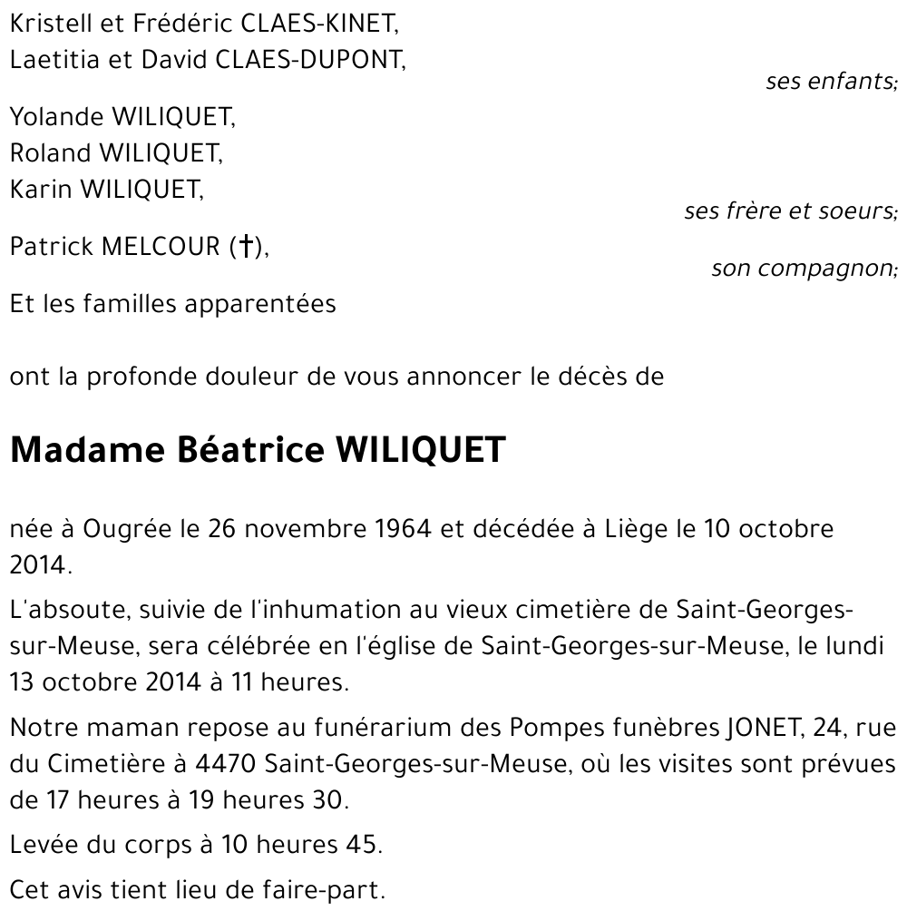 Béatrice WILIQUET