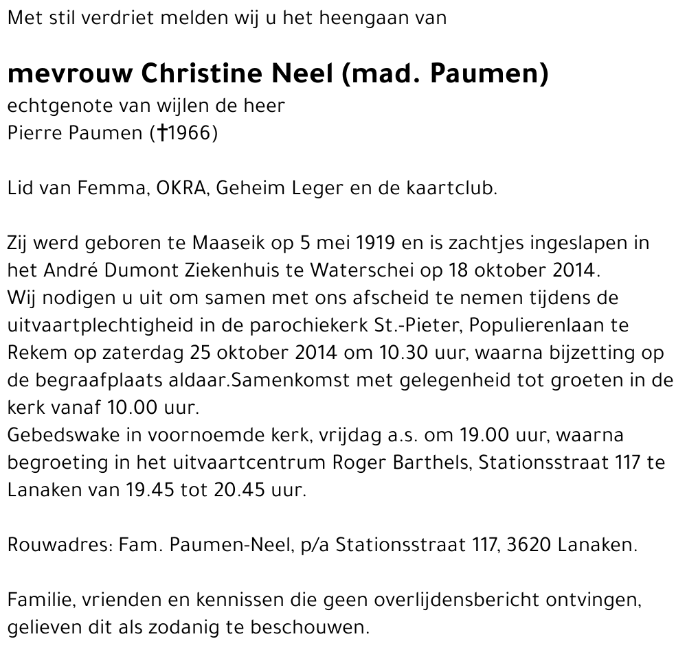 Chistine Neel