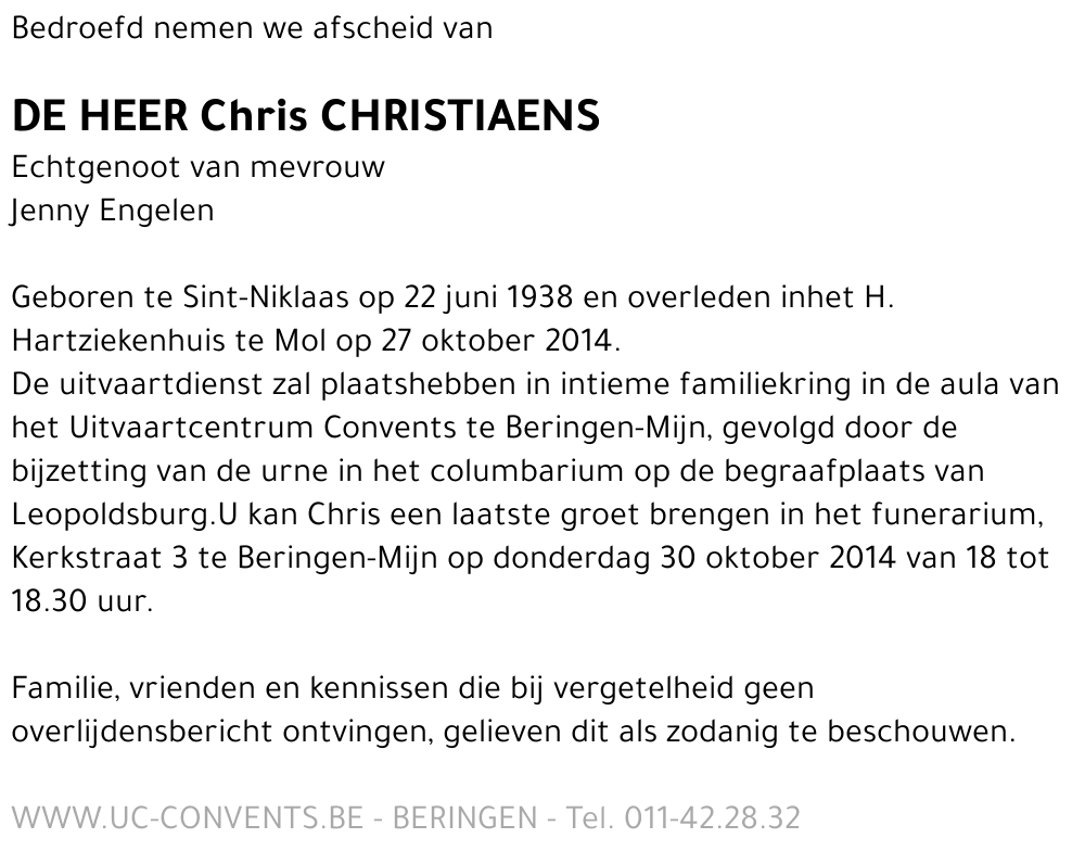 Chris Christiaens