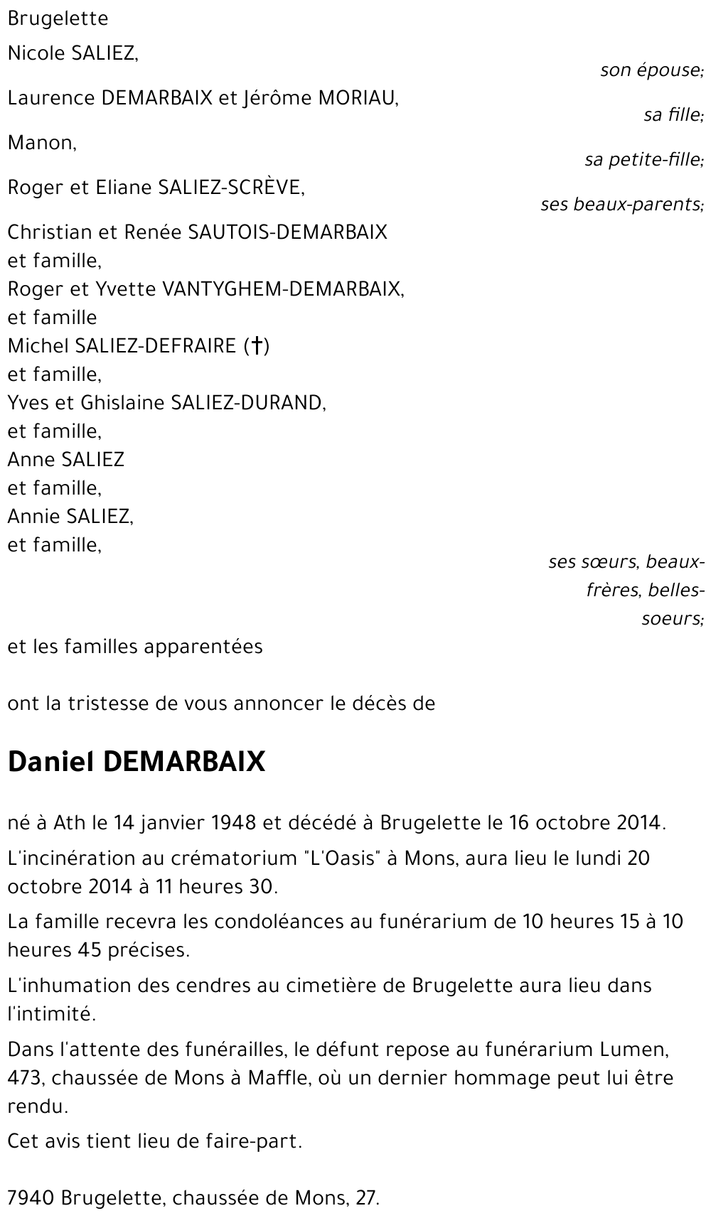 Daniel DEMARBAIX