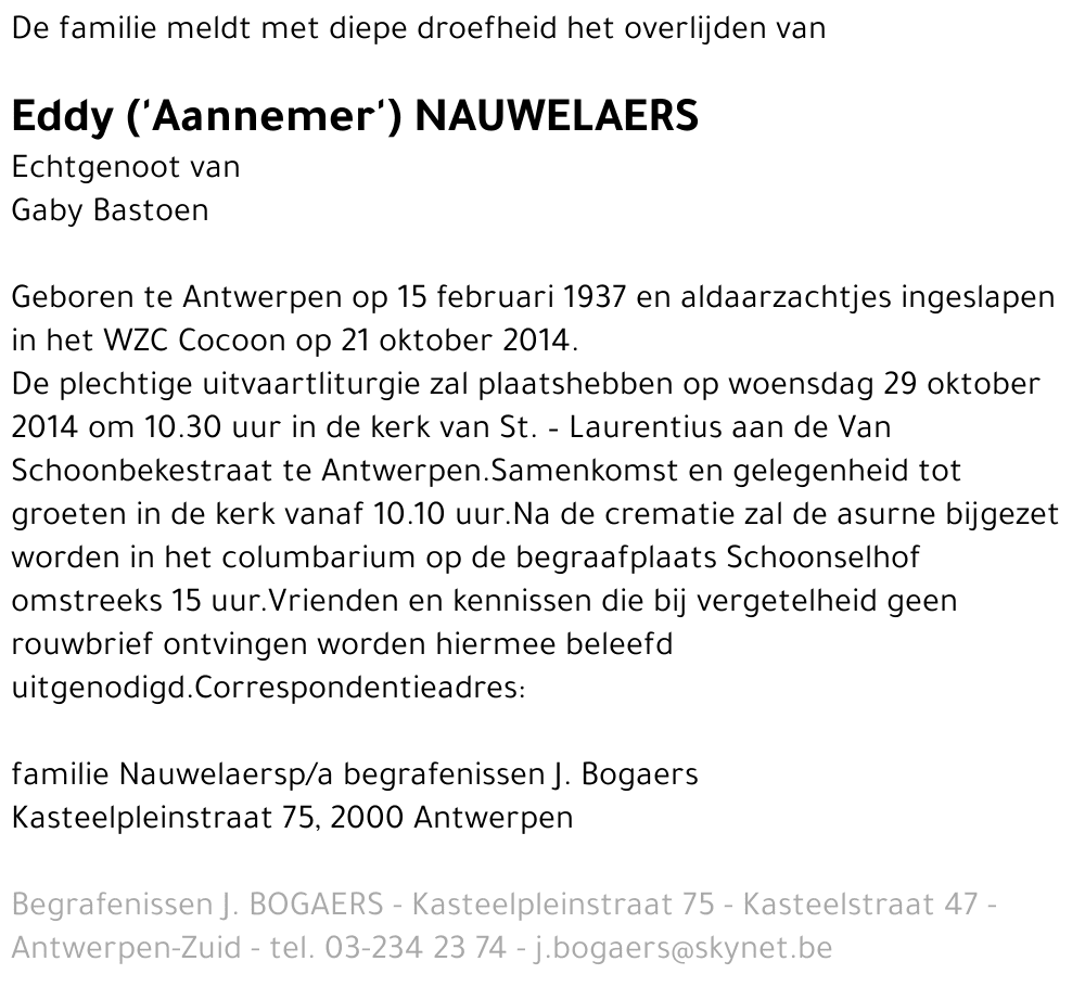 Eddy Nauwelaers