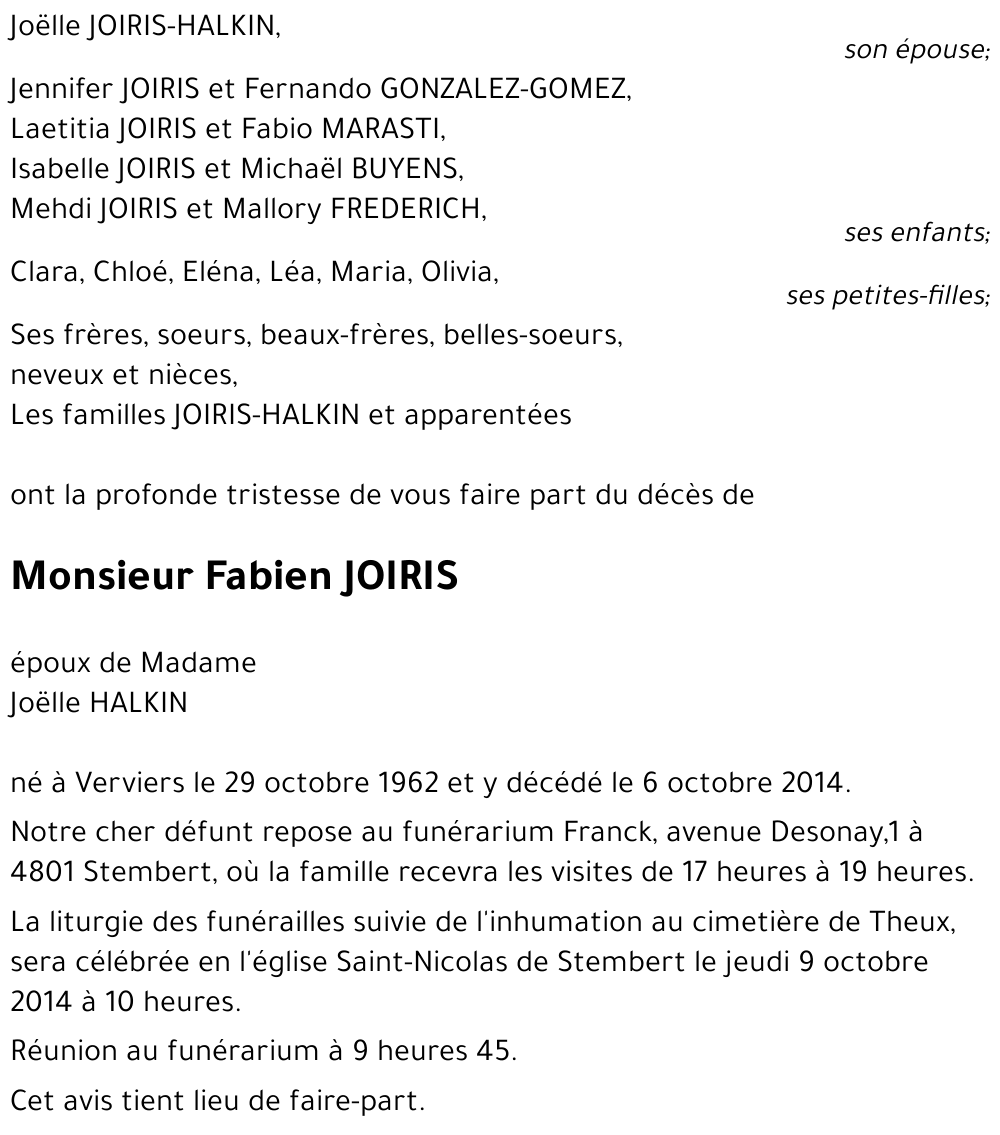 Fabien JOIRIS