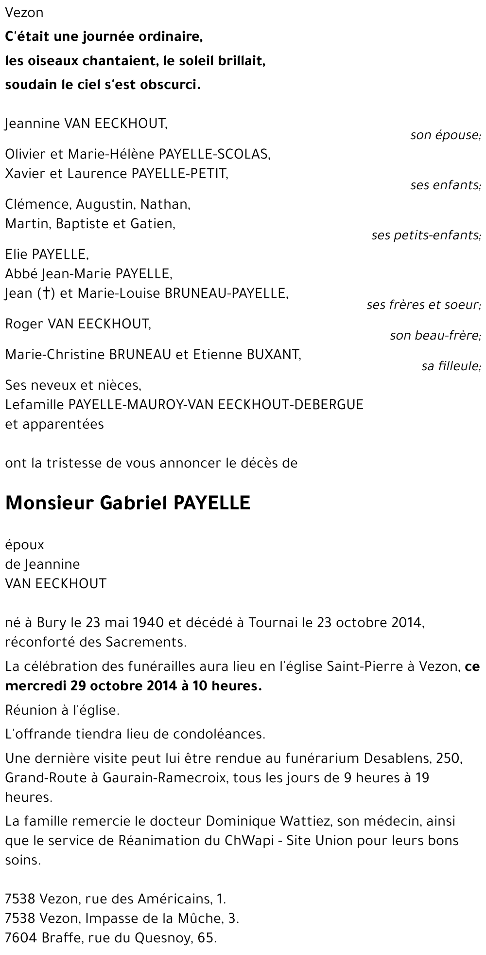 Gabriel PAYELLE