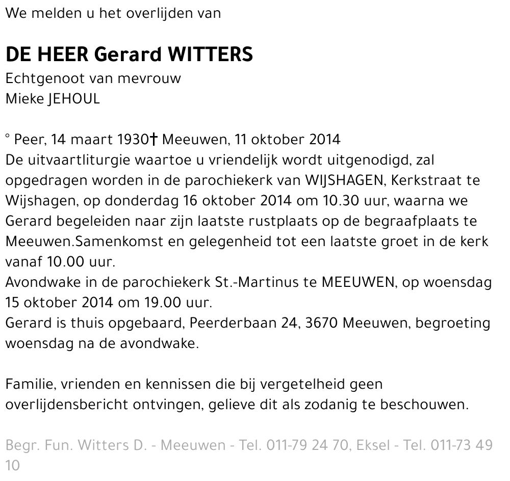 Gerard Witters
