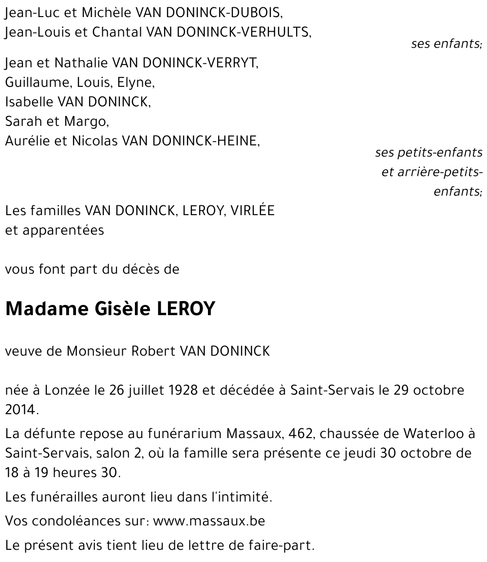 Gisèle LEROY
