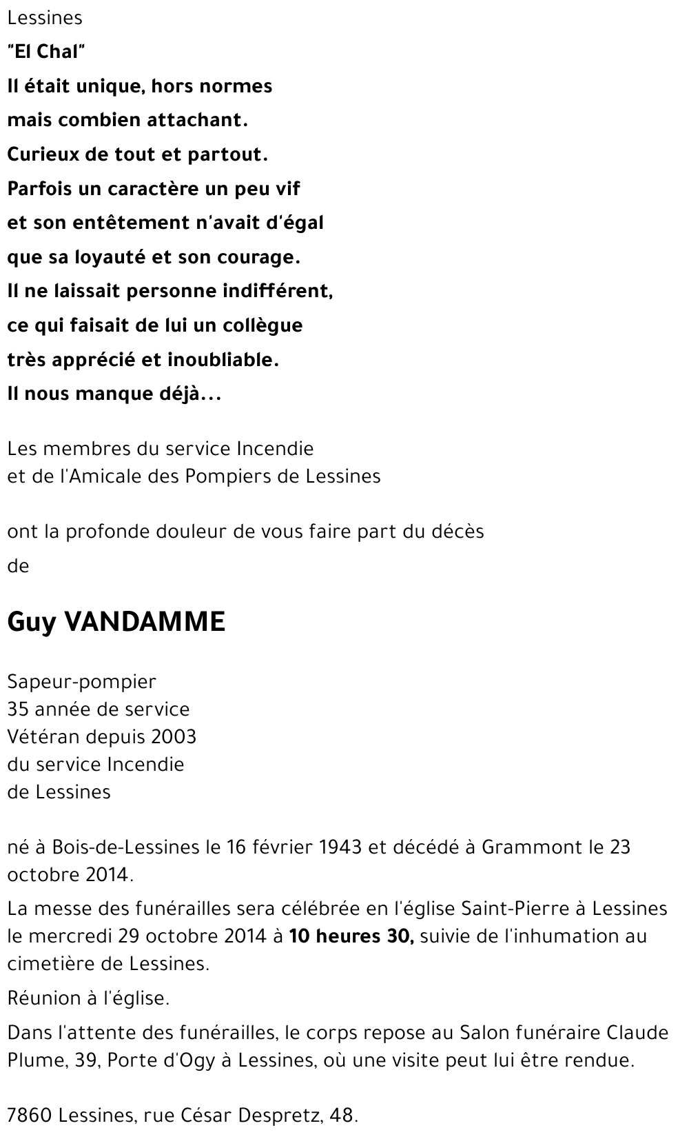 Guy VANDAMME