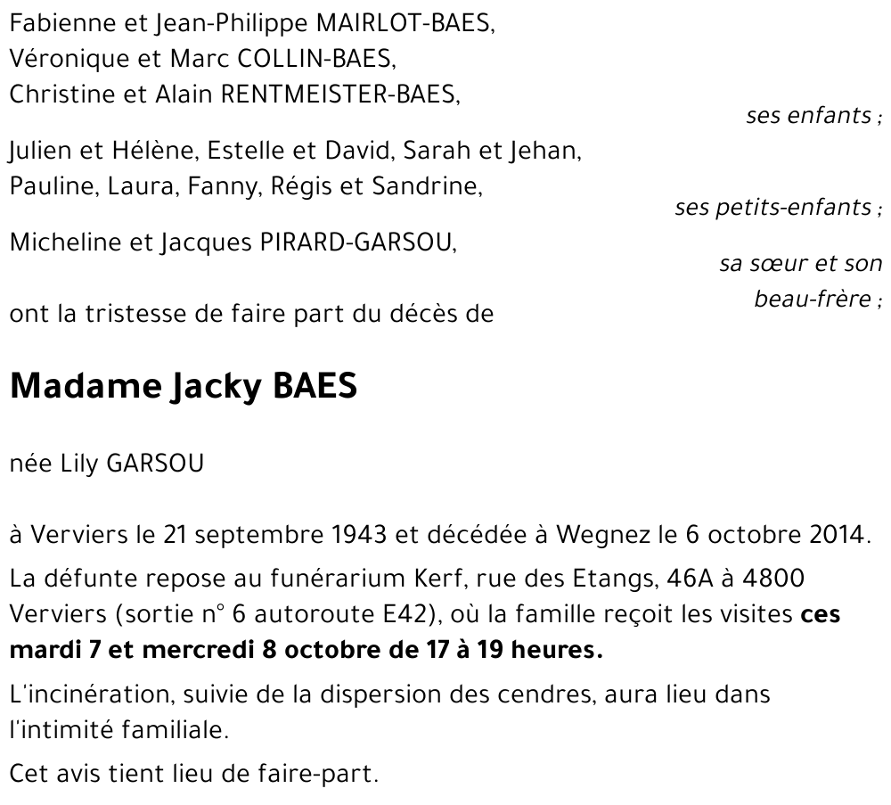 Henriette GARSOU