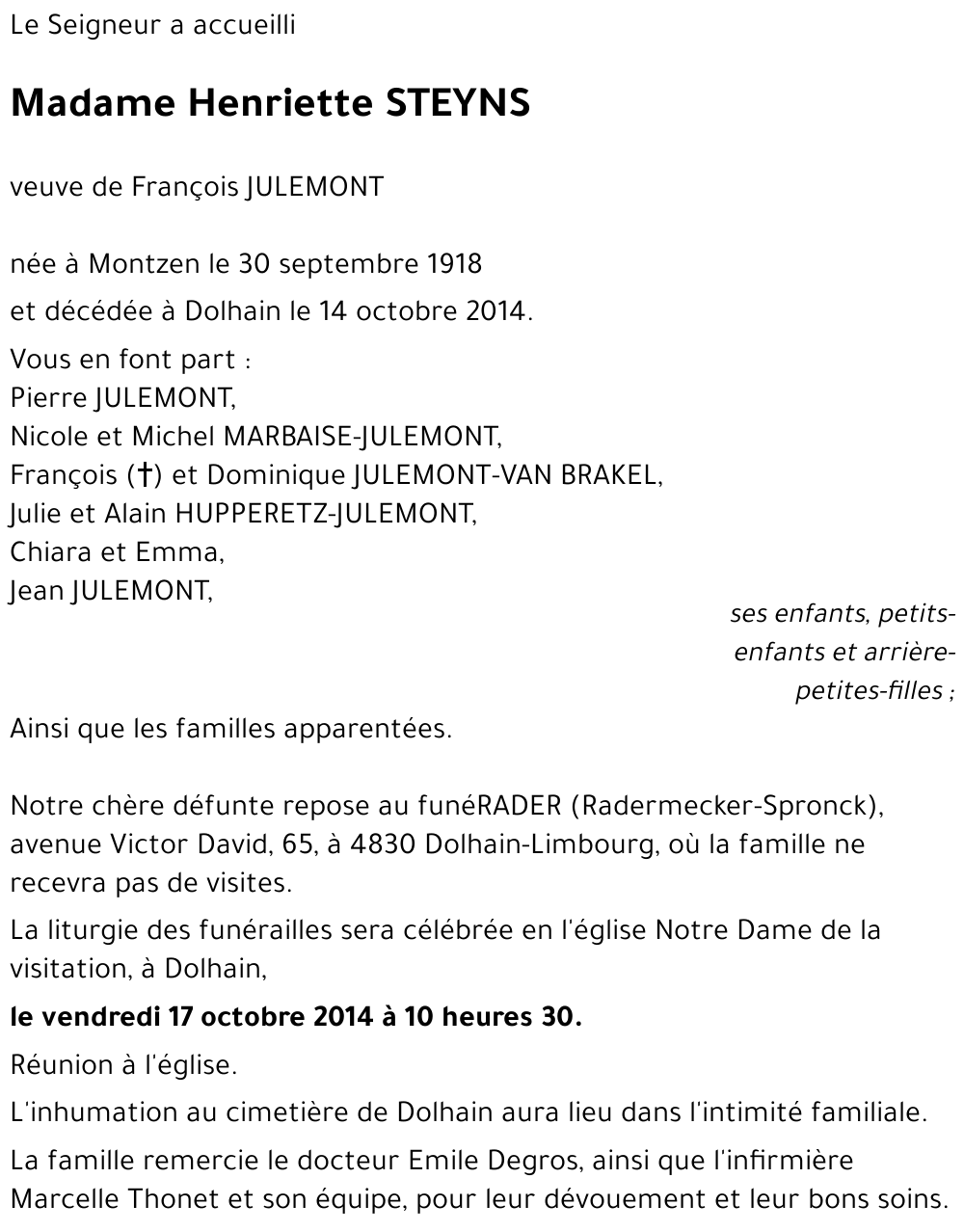 Henriette STEYNS