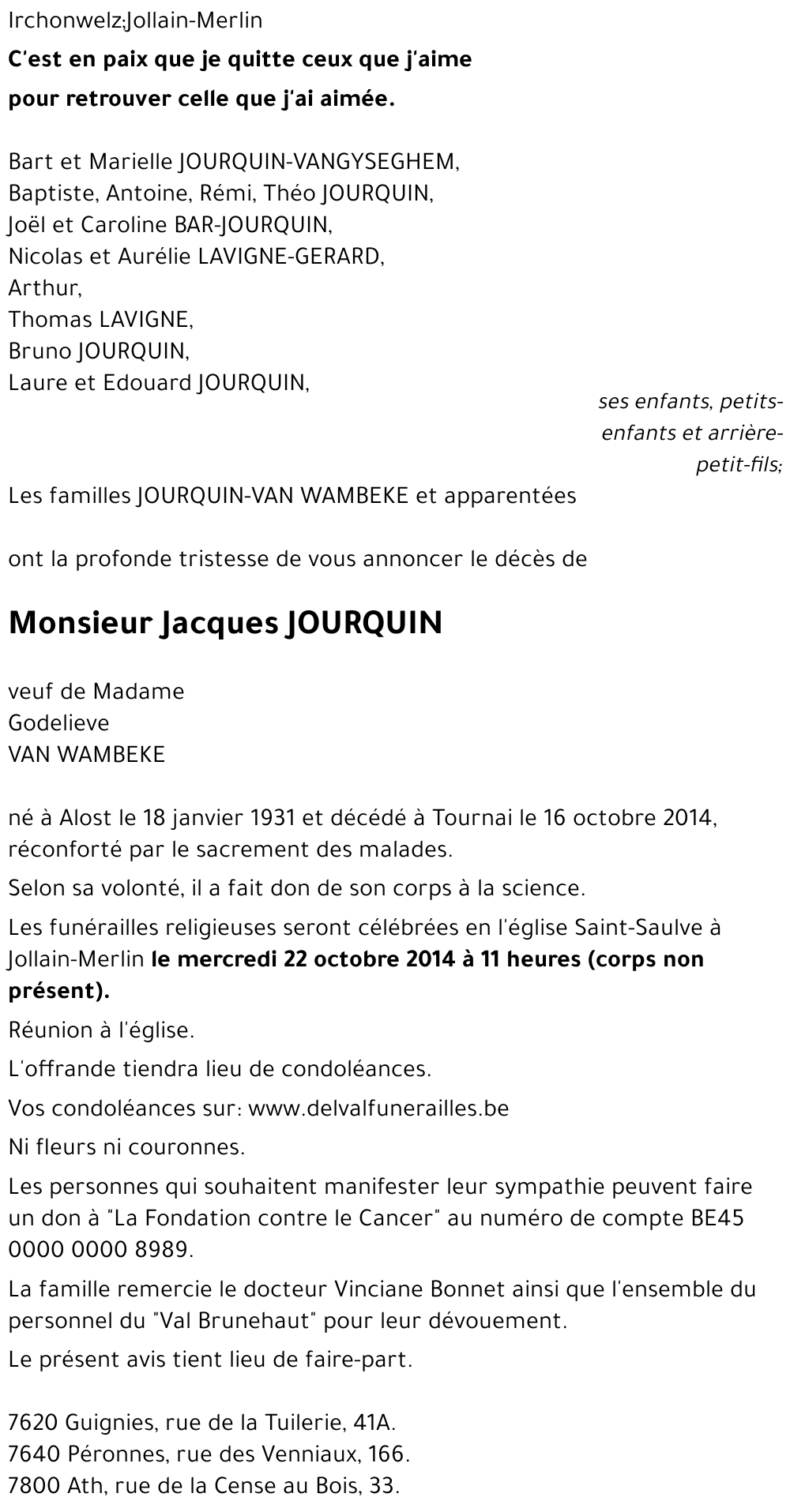 Jacques JOURQUIN