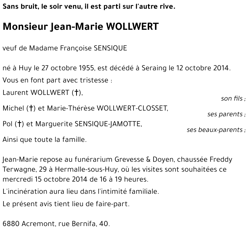 Jean-Marie WOLLWERT