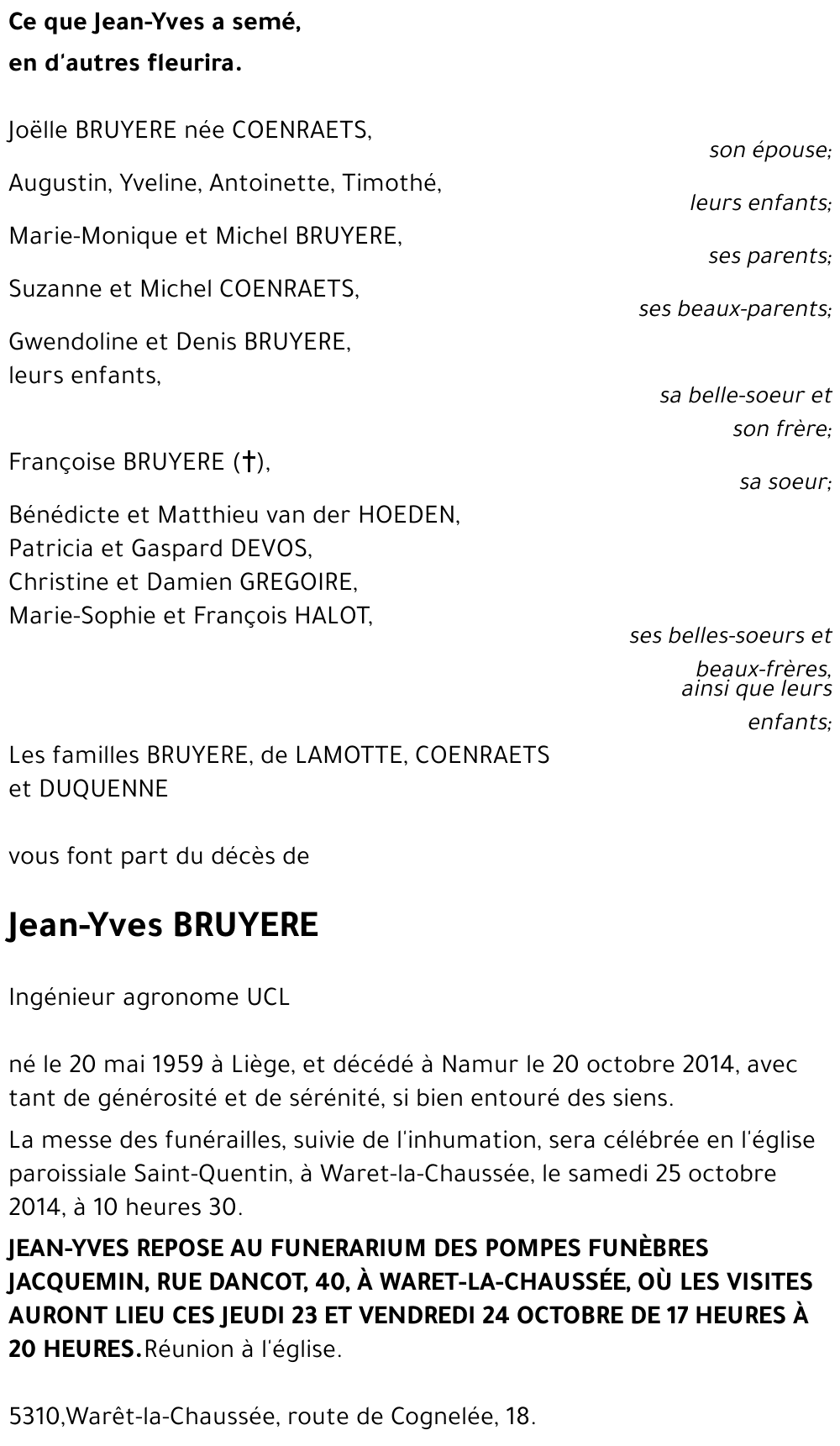 Jean-Yves BRUYERE