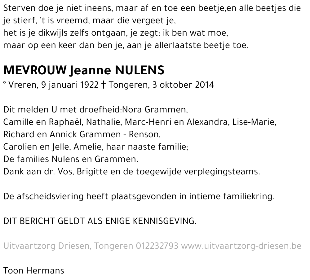 Jeanne Nulens