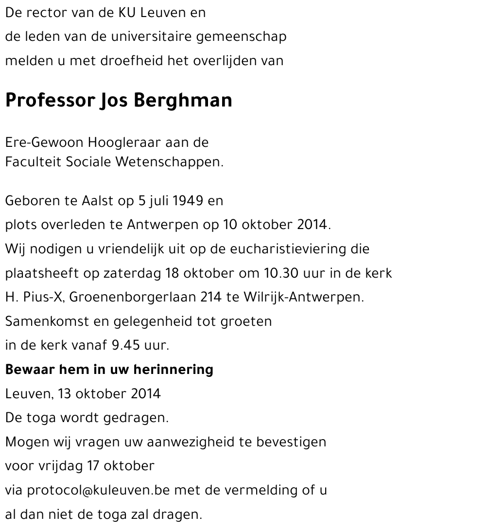 Jos Berghman