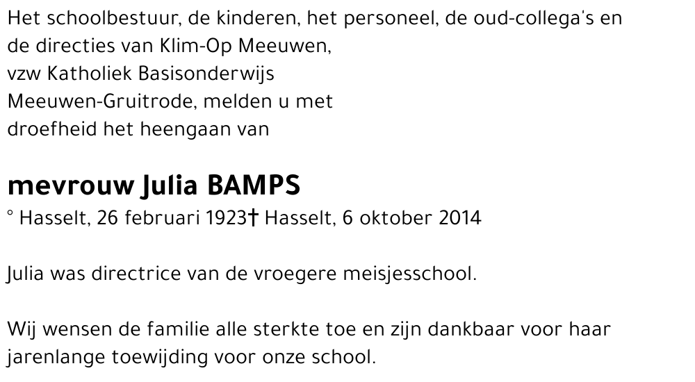 Julia Bamps