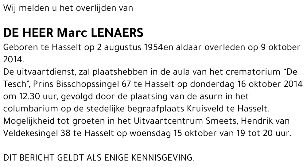 Marc Lenaers