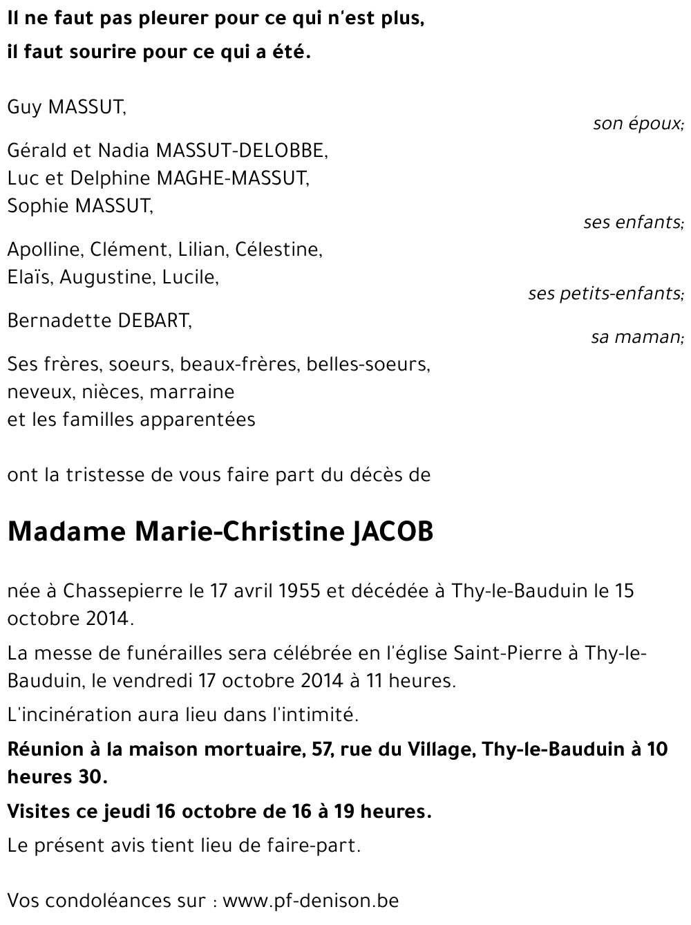 Marie-Christine JACOB