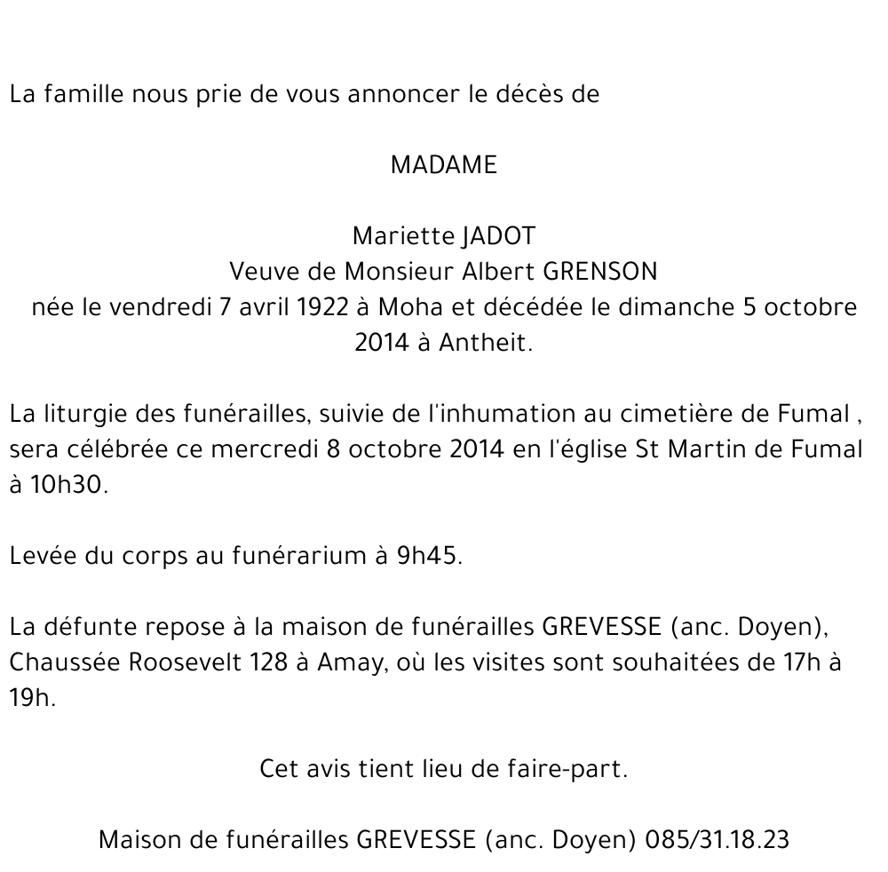 Mariette JADOT