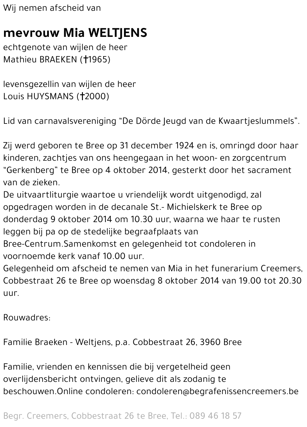 Mia Weltjens