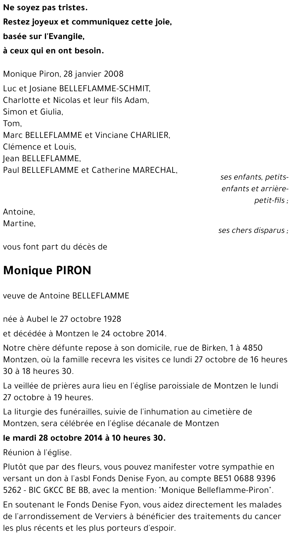 Monique PIRON