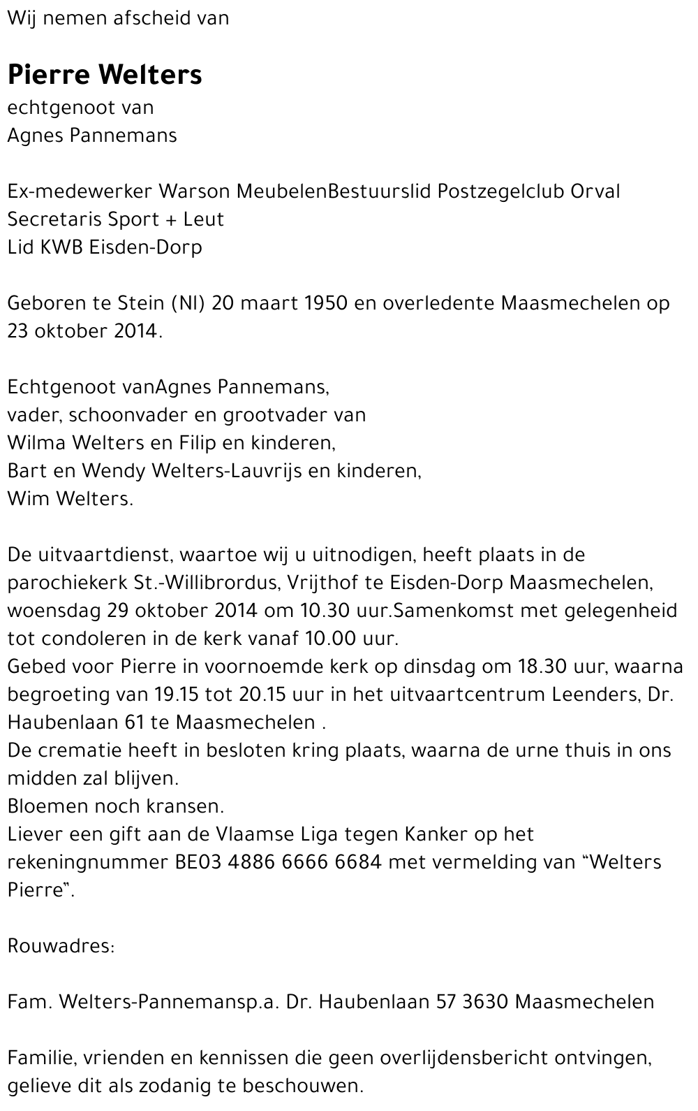Pierre Welters