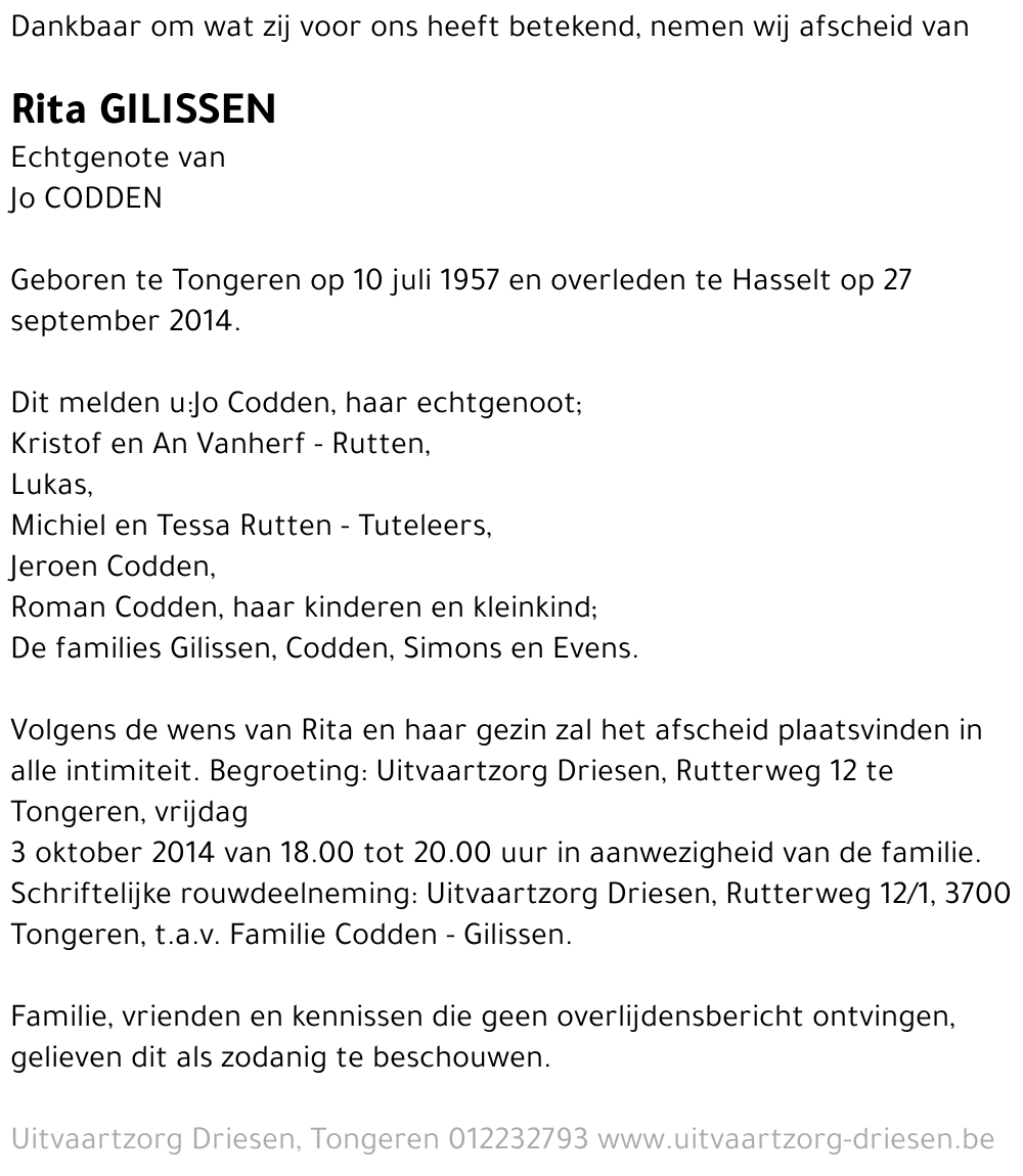 Rita Gilissen