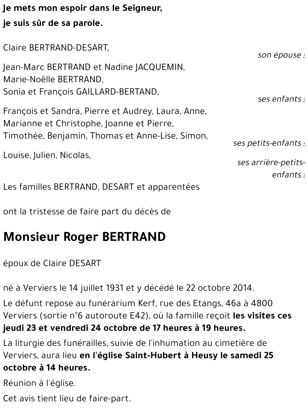 Roger BERTRAND