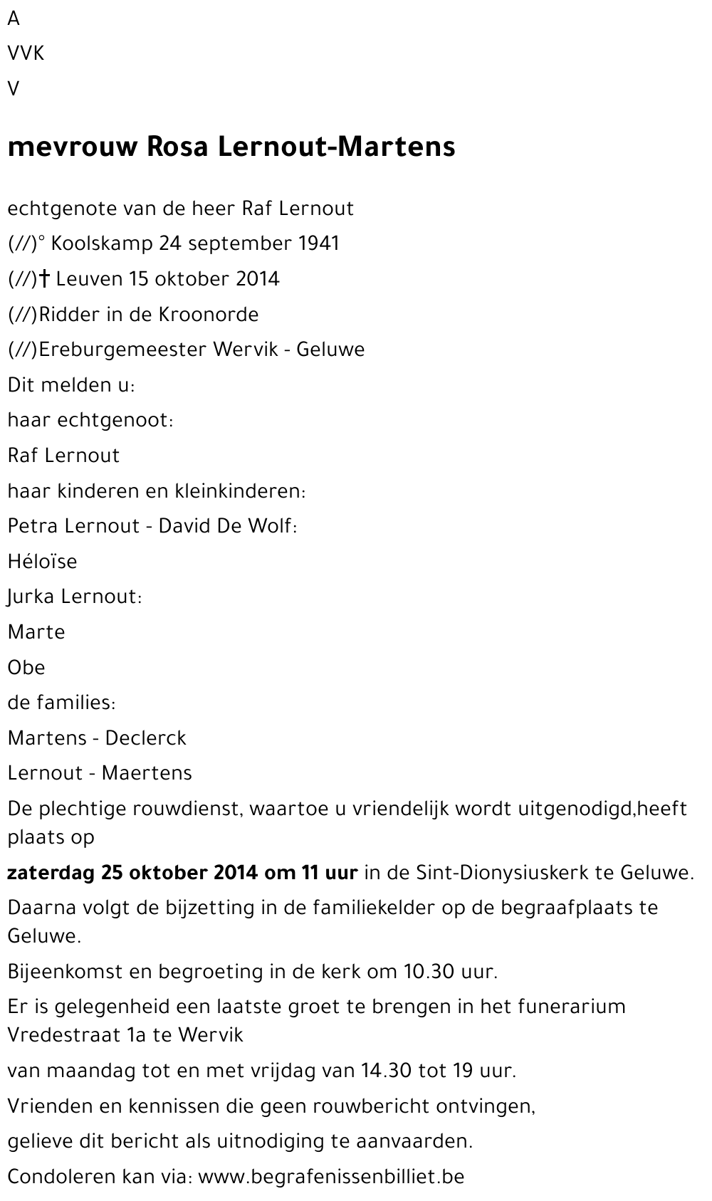 Rosa Lernout-Martens