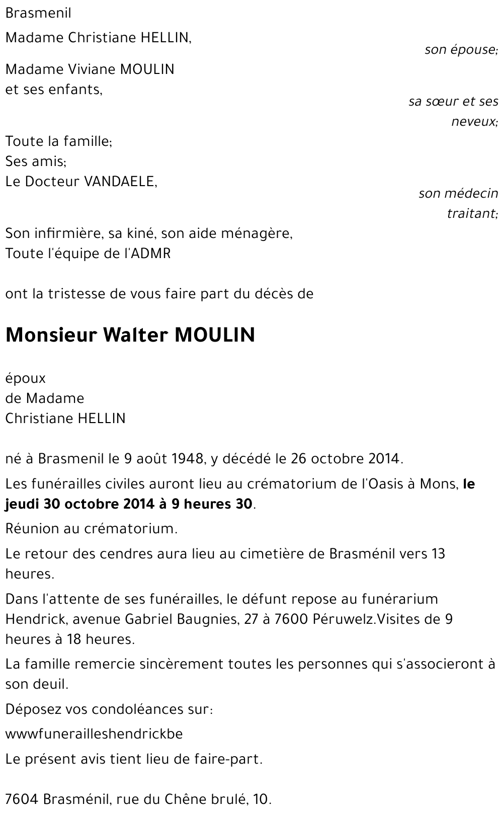Walter MOULIN
