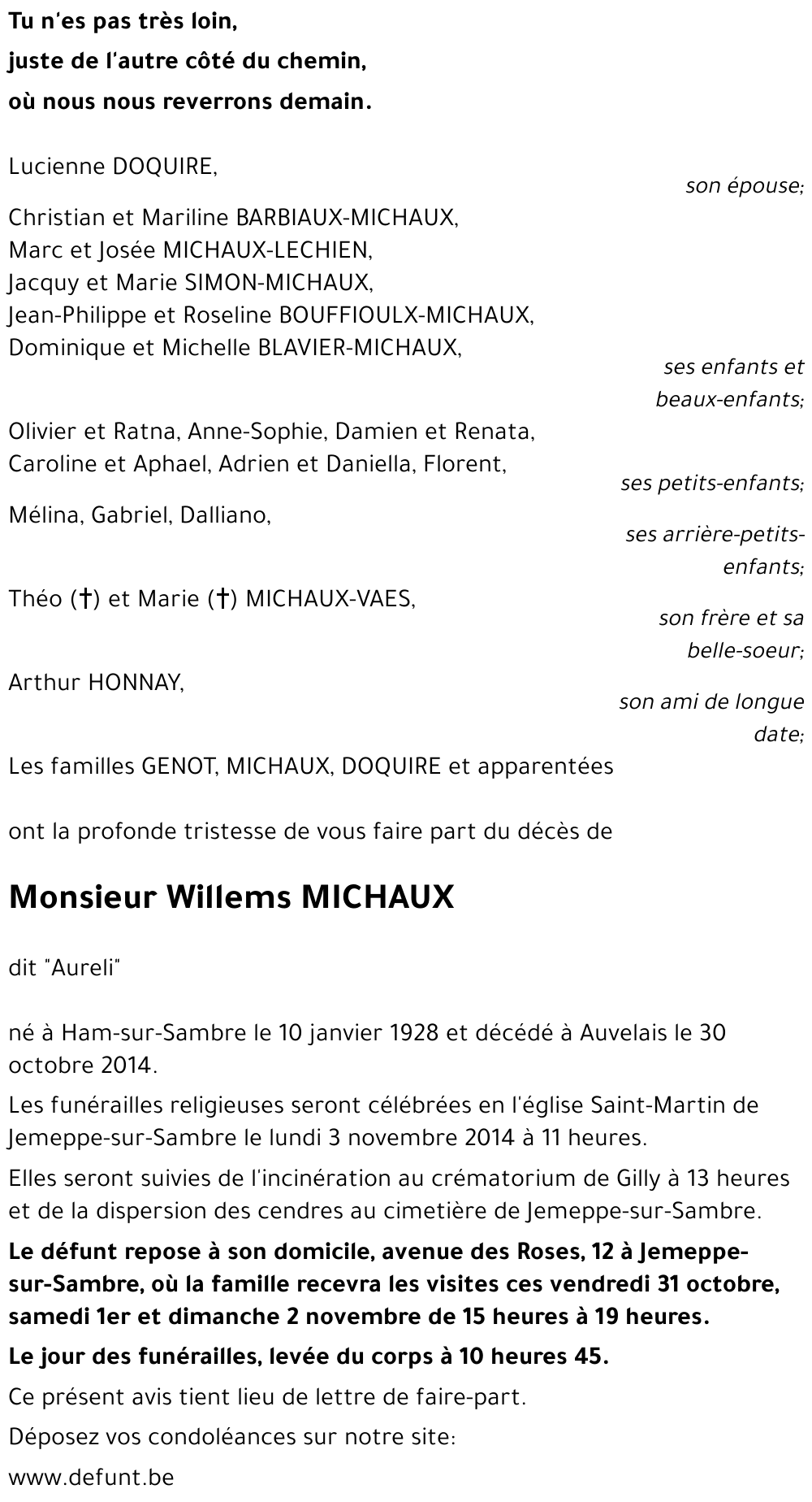 Willems MICHAUX