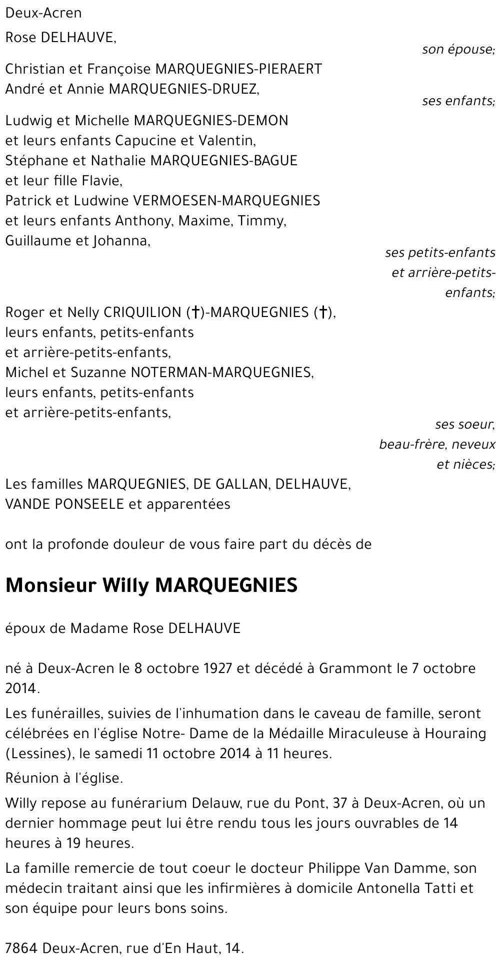Willy MARQUEGNIES