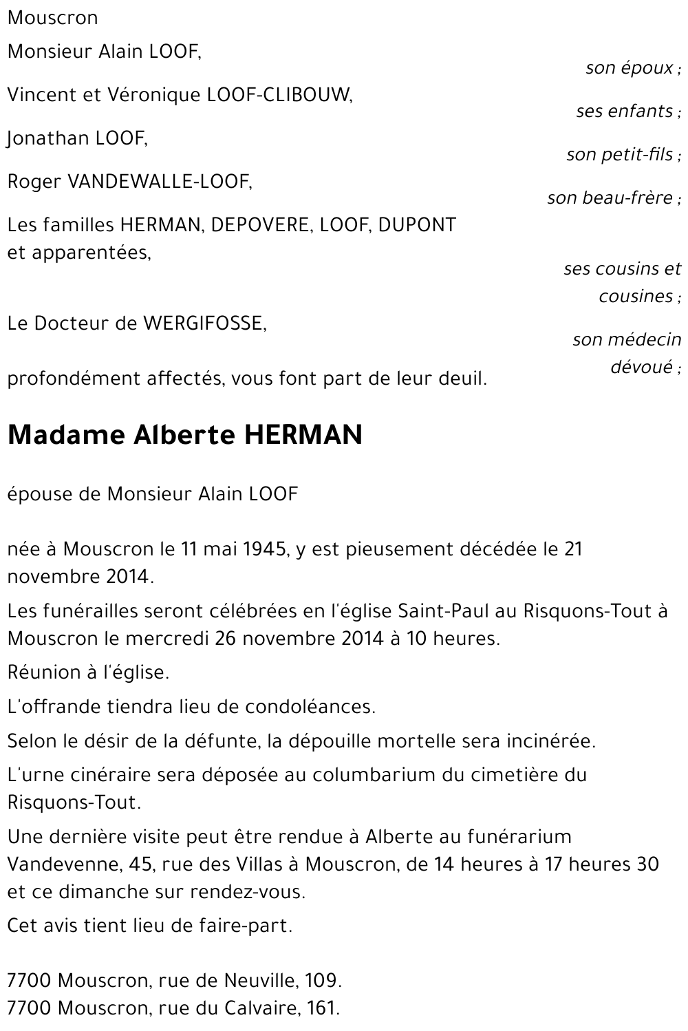 Alberte HERMAN