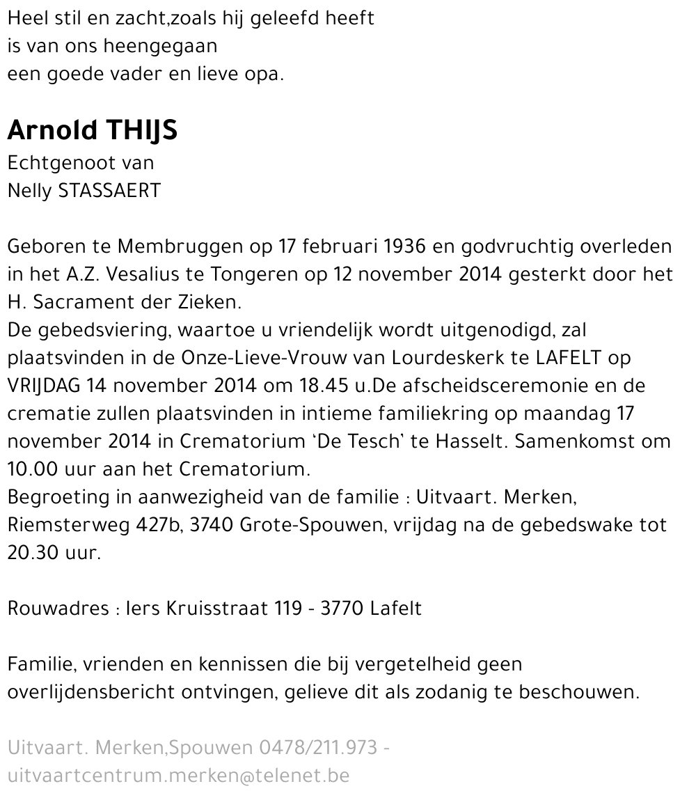 Arnold THIJS