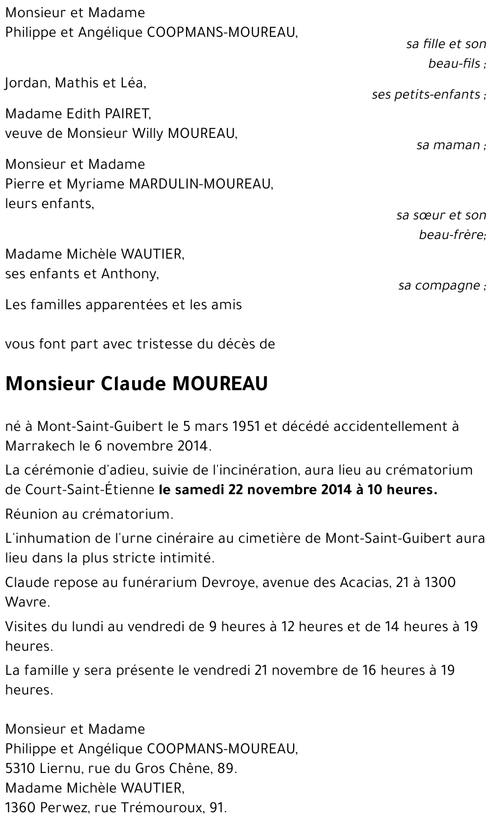 Claude MOUREAU