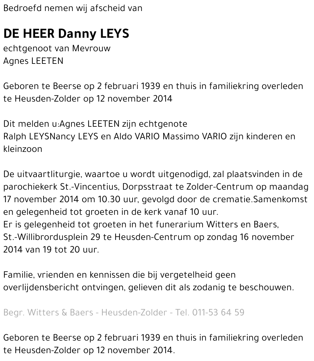 Danny Leys