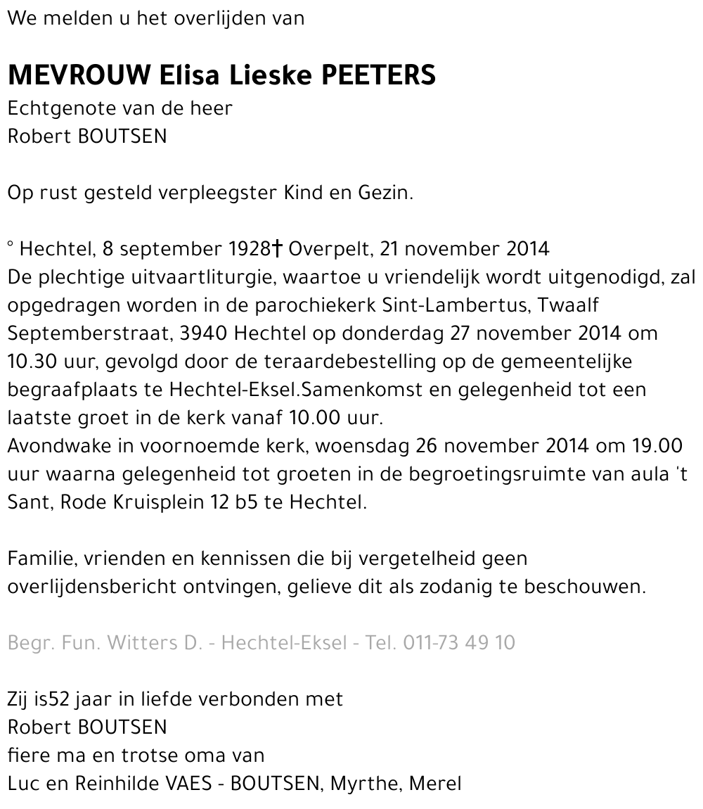 Elisa Lieske Peeters