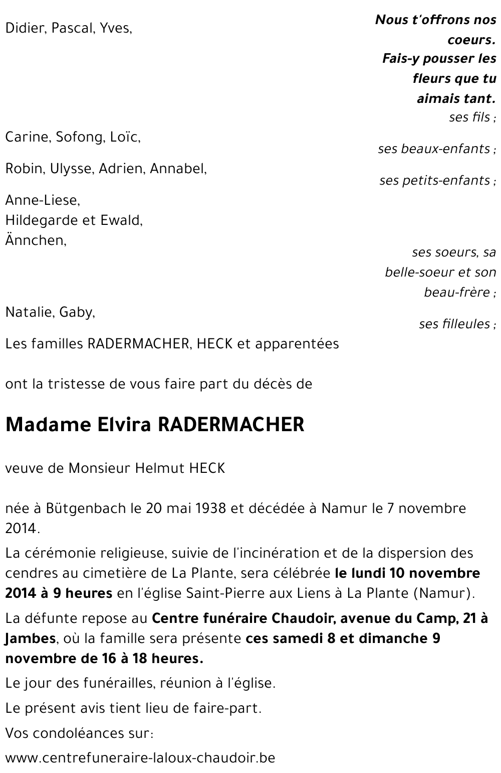 Elvira RADERMACHER